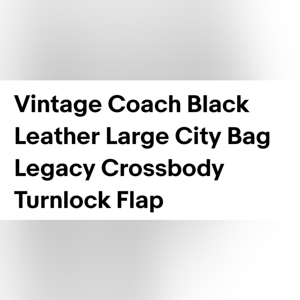Coach Brass Hardware For A Vintage Large Legacy City Bag - Picture 2 of 6